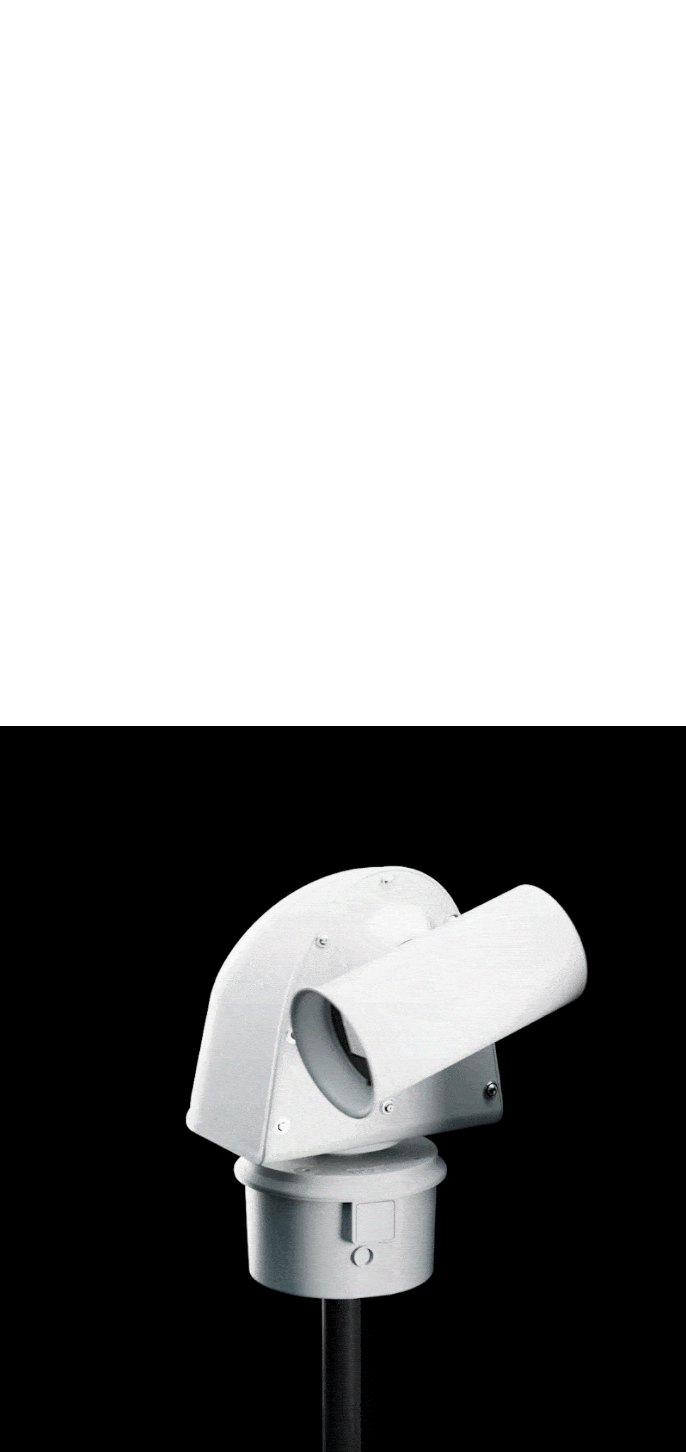 WTI Sidewinder PTZ camera rotating 360 degrees